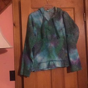 Hand tie dyed sweater